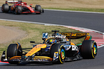 2024-04-07 - 81 PIASTRI Oscar (aus), McLaren F1 Team MCL38, action during the Formula 1 MSC Cruises Japanese Grand Prix 2024, 4th round of the 2024 Formula One World Championship from April 5 to 7, 2024 on the Suzuka International Racing Course, in Suzuka, Japan - F1 - JAPANESE GRAND PRIX 2024 - FORMULA 1 - MOTORS