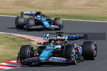 2024-04-07 - 31 OCON Esteban (fra), Alpine F1 Team A524, action during the Formula 1 MSC Cruises Japanese Grand Prix 2024, 4th round of the 2024 Formula One World Championship from April 5 to 7, 2024 on the Suzuka International Racing Course, in Suzuka, Japan - F1 - JAPANESE GRAND PRIX 2024 - FORMULA 1 - MOTORS