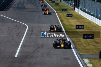 2024-04-07 - 01 VERSTAPPEN Max (nld), Red Bull Racing RB20, 11 PEREZ Sergio (mex), Red Bull Racing RB20, action during the Formula 1 MSC Cruises Japanese Grand Prix 2024, 4th round of the 2024 Formula One World Championship from April 5 to 7, 2024 on the Suzuka International Racing Course, in Suzuka, Japan - F1 - JAPANESE GRAND PRIX 2024 - FORMULA 1 - MOTORS