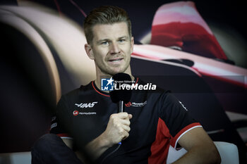 2024-04-18 - HULKENBERG Nico (ger), Haas F1 Team VF-24 Ferrari, portrait press conference during the Formula 1 Lenovo Chinese Grand Prix 2024, 5th round of the 2024 Formula One World Championship from April 19 to 21, 2024 on the Shanghai International Circuit, in Shanghai, China - F1 - CHINESE GRAND PRIX 2024 - FORMULA 1 - MOTORS