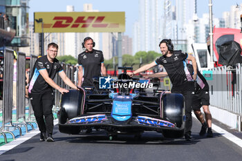 2024-04-18 - Alpine F1 Team during the Formula 1 Lenovo Chinese Grand Prix 2024, 5th round of the 2024 Formula One World Championship from April 19 to 21, 2024 on the Shanghai International Circuit, in Shanghai, China - F1 - CHINESE GRAND PRIX 2024 - FORMULA 1 - MOTORS