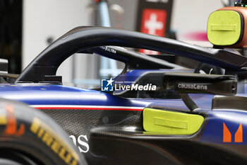 2024-04-19 - Williams Racing FW46, mechanical detail of Halo during the Formula 1 Lenovo Chinese Grand Prix 2024, 5th round of the 2024 Formula One World Championship from April 19 to 21, 2024 on the Shanghai International Circuit, in Shanghai, China - F1 - CHINESE GRAND PRIX 2024 - FORMULA 1 - MOTORS