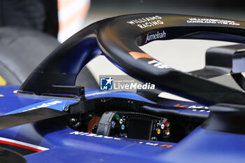 2024-04-19 - Williams Racing FW46, mechanical detail of Halo during the Formula 1 Lenovo Chinese Grand Prix 2024, 5th round of the 2024 Formula One World Championship from April 19 to 21, 2024 on the Shanghai International Circuit, in Shanghai, China - F1 - CHINESE GRAND PRIX 2024 - FORMULA 1 - MOTORS