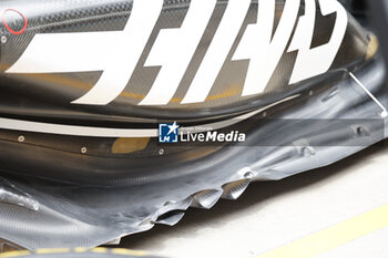 2024-04-19 - Haas F1 Team VF-24 Ferrari, Mechanical detail of the floor edge during the Formula 1 Lenovo Chinese Grand Prix 2024, 5th round of the 2024 Formula One World Championship from April 19 to 21, 2024 on the Shanghai International Circuit, in Shanghai, China - F1 - CHINESE GRAND PRIX 2024 - FORMULA 1 - MOTORS