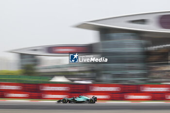 2024-04-19 - 18 STROLL Lance (can), Aston Martin F1 Team AMR24, action during the Formula 1 Lenovo Chinese Grand Prix 2024, 5th round of the 2024 Formula One World Championship from April 19 to 21, 2024 on the Shanghai International Circuit, in Shanghai, China - F1 - CHINESE GRAND PRIX 2024 - FORMULA 1 - MOTORS