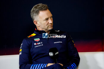 2024-04-19 - HORNER Christian (gbr), Team Principal of Red Bull Racing, portrait press conference during the Formula 1 Lenovo Chinese Grand Prix 2024, 5th round of the 2024 Formula One World Championship from April 19 to 21, 2024 on the Shanghai International Circuit, in Shanghai, China - F1 - CHINESE GRAND PRIX 2024 - FORMULA 1 - MOTORS
