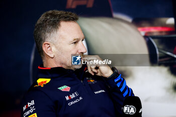 2024-04-19 - HORNER Christian (gbr), Team Principal of Red Bull Racing, portrait press conference during the Formula 1 Lenovo Chinese Grand Prix 2024, 5th round of the 2024 Formula One World Championship from April 19 to 21, 2024 on the Shanghai International Circuit, in Shanghai, China - F1 - CHINESE GRAND PRIX 2024 - FORMULA 1 - MOTORS