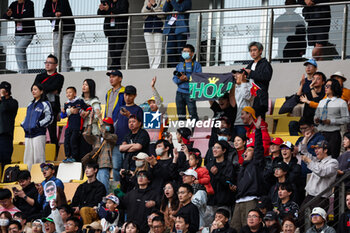 2024-04-19 - Fans of Zhou in the grandstands during the Formula 1 Lenovo Chinese Grand Prix 2024, 5th round of the 2024 Formula One World Championship from April 19 to 21, 2024 on the Shanghai International Circuit, in Shanghai, China - F1 - CHINESE GRAND PRIX 2024 - FORMULA 1 - MOTORS