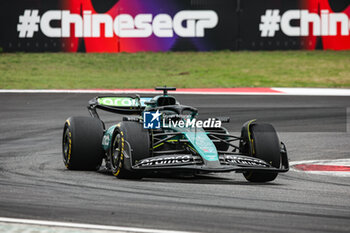 2024-04-19 - 18 STROLL Lance (can), Aston Martin F1 Team AMR24, action during the Formula 1 Lenovo Chinese Grand Prix 2024, 5th round of the 2024 Formula One World Championship from April 19 to 21, 2024 on the Shanghai International Circuit, in Shanghai, China - F1 - CHINESE GRAND PRIX 2024 - FORMULA 1 - MOTORS
