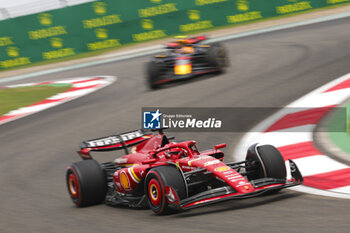 2024-04-19 - 16 LECLERC Charles (mco), Scuderia Ferrari SF-24, action during the Formula 1 Lenovo Chinese Grand Prix 2024, 5th round of the 2024 Formula One World Championship from April 19 to 21, 2024 on the Shanghai International Circuit, in Shanghai, China - F1 - CHINESE GRAND PRIX 2024 - FORMULA 1 - MOTORS
