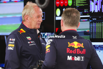 2024-04-19 - MARKO Helmut (aut), Drivers’ Manager of Red Bull Racing, portrait and HORNER Christian (gbr), Team Principal of Red Bull Racing, portrait during the Formula 1 Lenovo Chinese Grand Prix 2024, 5th round of the 2024 Formula One World Championship from April 19 to 21, 2024 on the Shanghai International Circuit, in Shanghai, China - F1 - CHINESE GRAND PRIX 2024 - FORMULA 1 - MOTORS