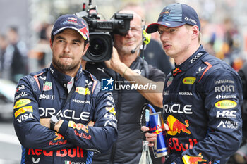2024-04-20 - PEREZ Sergio (mex), Red Bull Racing RB20, portrait and VERSTAPPEN Max (ned), Red Bull Racing RB20, portrait during the Formula 1 Lenovo Chinese Grand Prix 2024, 5th round of the 2024 Formula One World Championship from April 19 to 21, 2024 on the Shanghai International Circuit, in Shanghai, China - F1 - CHINESE GRAND PRIX 2024 - FORMULA 1 - MOTORS
