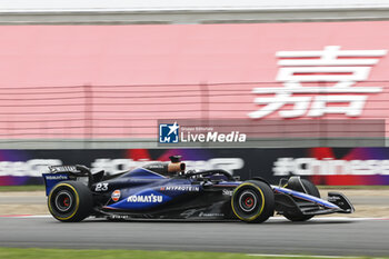 2024-04-20 - 23 ALBON Alexander (tha), Williams Racing FW45, action during the Formula 1 Lenovo Chinese Grand Prix 2024, 5th round of the 2024 Formula One World Championship from April 19 to 21, 2024 on the Shanghai International Circuit, in Shanghai, China - F1 - CHINESE GRAND PRIX 2024 - FORMULA 1 - MOTORS