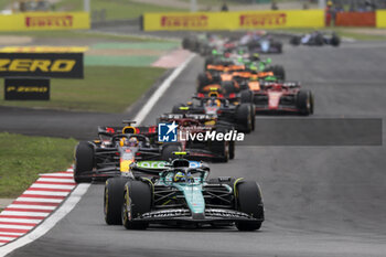 2024-04-20 - 14 ALONSO Fernando (spa), Aston Martin F1 Team AMR24, action during the Formula 1 Lenovo Chinese Grand Prix 2024, 5th round of the 2024 Formula One World Championship from April 19 to 21, 2024 on the Shanghai International Circuit, in Shanghai, China - F1 - CHINESE GRAND PRIX 2024 - FORMULA 1 - MOTORS