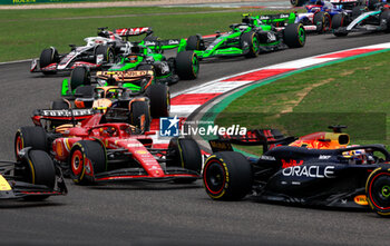 2024-04-20 - 16 LECLERC Charles (mco), Scuderia Ferrari SF-24, actionduring the Formula 1 Lenovo Chinese Grand Prix 2024, 5th round of the 2024 Formula One World Championship from April 19 to 21, 2024 on the Shanghai International Circuit, in Shanghai, China - F1 - CHINESE GRAND PRIX 2024 - FORMULA 1 - MOTORS