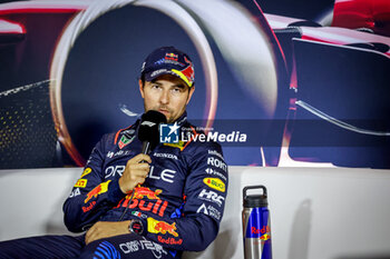 2024-04-20 - PEREZ Sergio (mex), Red Bull Racing RB20, portrait press conference Sprint Race during the Formula 1 Lenovo Chinese Grand Prix 2024, 5th round of the 2024 Formula One World Championship from April 19 to 21, 2024 on the Shanghai International Circuit, in Shanghai, China - F1 - CHINESE GRAND PRIX 2024 - FORMULA 1 - MOTORS