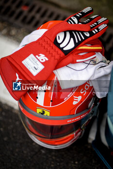 2024-04-20 - LECLERC Charles (mco), Scuderia Ferrari SF-24, portrait during the Formula 1 Lenovo Chinese Grand Prix 2024, 5th round of the 2024 Formula One World Championship from April 19 to 21, 2024 on the Shanghai International Circuit, in Shanghai, China - F1 - CHINESE GRAND PRIX 2024 - FORMULA 1 - MOTORS