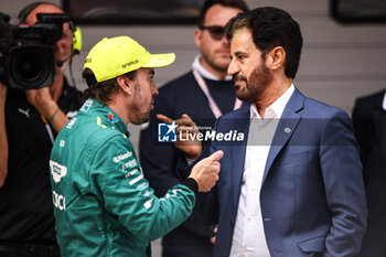 2024-04-20 - BEN SULAYEM Mohammed (uae), President of the FIA, portrait ALONSO Fernando (spa), Aston Martin F1 Team AMR24, portrait during the Formula 1 Lenovo Chinese Grand Prix 2024, 5th round of the 2024 Formula One World Championship from April 19 to 21, 2024 on the Shanghai International Circuit, in Shanghai, China - F1 - CHINESE GRAND PRIX 2024 - FORMULA 1 - MOTORS