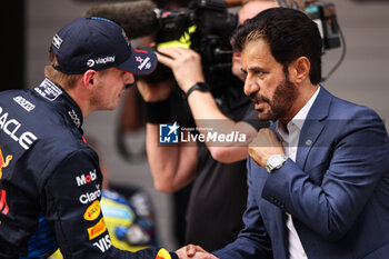 2024-04-20 - BEN SULAYEM Mohammed (uae), President of the FIA, portrait VERSTAPPEN Max (ned), Red Bull Racing RB20, portrait during the Formula 1 Lenovo Chinese Grand Prix 2024, 5th round of the 2024 Formula One World Championship from April 19 to 21, 2024 on the Shanghai International Circuit, in Shanghai, China - F1 - CHINESE GRAND PRIX 2024 - FORMULA 1 - MOTORS