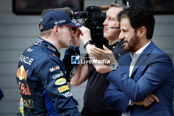 2024-04-20 - BEN SULAYEM Mohammed (uae), President of the FIA, portrait, VERSTAPPEN Max (ned), Red Bull Racing RB20, portrait during the Formula 1 Lenovo Chinese Grand Prix 2024, 5th round of the 2024 Formula One World Championship from April 19 to 21, 2024 on the Shanghai International Circuit, in Shanghai, China - F1 - CHINESE GRAND PRIX 2024 - FORMULA 1 - MOTORS