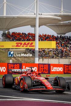 2024-04-20 - 16 LECLERC Charles (mco), Scuderia Ferrari SF-24, action during the Formula 1 Lenovo Chinese Grand Prix 2024, 5th round of the 2024 Formula One World Championship from April 19 to 21, 2024 on the Shanghai International Circuit, in Shanghai, China - F1 - CHINESE GRAND PRIX 2024 - FORMULA 1 - MOTORS