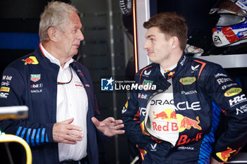 2024-04-20 - VERSTAPPEN Max (ned), Red Bull Racing RB20, portrait, MARKO Helmut (aut), Drivers’ Manager of Red Bull Racing, portrait during the Formula 1 Lenovo Chinese Grand Prix 2024, 5th round of the 2024 Formula One World Championship from April 19 to 21, 2024 on the Shanghai International Circuit, in Shanghai, China - F1 - CHINESE GRAND PRIX 2024 - FORMULA 1 - MOTORS