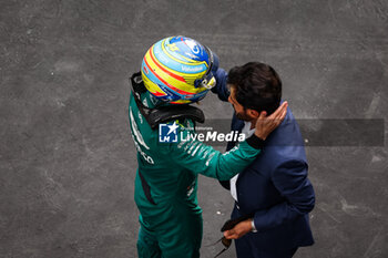 2024-04-20 - ALONSO Fernando (spa), Aston Martin F1 Team AMR24, BEN SULAYEM Mohammed (uae), President of the FIA, portrait during the Formula 1 Lenovo Chinese Grand Prix 2024, 5th round of the 2024 Formula One World Championship from April 19 to 21, 2024 on the Shanghai International Circuit, in Shanghai, China - F1 - CHINESE GRAND PRIX 2024 - FORMULA 1 - MOTORS