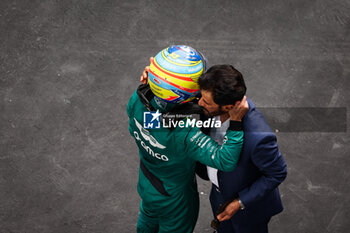 2024-04-20 - ALONSO Fernando (spa), Aston Martin F1 Team AMR24, BEN SULAYEM Mohammed (uae), President of the FIA, portrait during the Formula 1 Lenovo Chinese Grand Prix 2024, 5th round of the 2024 Formula One World Championship from April 19 to 21, 2024 on the Shanghai International Circuit, in Shanghai, China - F1 - CHINESE GRAND PRIX 2024 - FORMULA 1 - MOTORS