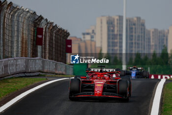 2024-04-20 - 16 LECLERC Charles (mco), Scuderia Ferrari SF-24, action during the Formula 1 Lenovo Chinese Grand Prix 2024, 5th round of the 2024 Formula One World Championship from April 19 to 21, 2024 on the Shanghai International Circuit, in Shanghai, China - F1 - CHINESE GRAND PRIX 2024 - FORMULA 1 - MOTORS