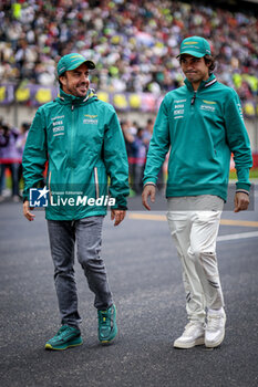 2024-04-21 - ALONSO Fernando (spa), Aston Martin F1 Team AMR24, portrait, STROLL Lance (can), Aston Martin F1 Team AMR24, portrait during the Formula 1 Lenovo Chinese Grand Prix 2024, 5th round of the 2024 Formula One World Championship from April 19 to 21, 2024 on the Shanghai International Circuit, in Shanghai, China - F1 - CHINESE GRAND PRIX 2024 - FORMULA 1 - MOTORS