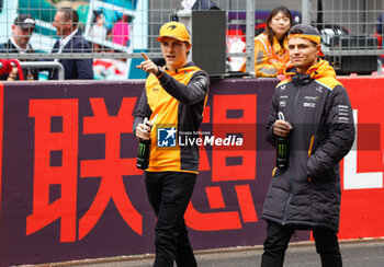 2024-04-21 - PIASTRI Oscar (aus), McLaren F1 Team MCL38, portrait and NORRIS Lando (gbr), McLaren F1 Team MCL38, portrait during the Formula 1 Lenovo Chinese Grand Prix 2024, 5th round of the 2024 Formula One World Championship from April 19 to 21, 2024 on the Shanghai International Circuit, in Shanghai, China - F1 - CHINESE GRAND PRIX 2024 - FORMULA 1 - MOTORS