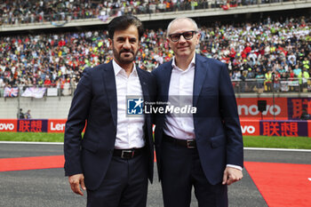 2024-04-21 - BEN SULAYEM Mohammed (uae), President of the FIA, portrait and DOMENICALI Stefano (ita), Chairman and CEO Formula One Group FOG, portrait during the Formula 1 Lenovo Chinese Grand Prix 2024, 5th round of the 2024 Formula One World Championship from April 19 to 21, 2024 on the Shanghai International Circuit, in Shanghai, China - F1 - CHINESE GRAND PRIX 2024 - FORMULA 1 - MOTORS
