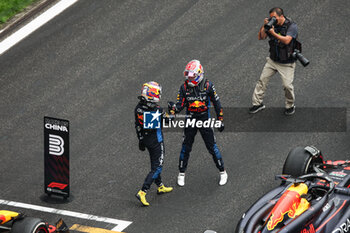 2024-04-21 - VERSTAPPEN Max (ned), Red Bull Racing RB20, portrait PEREZ Sergio (mex), Red Bull Racing RB20, portrait during the Formula 1 Lenovo Chinese Grand Prix 2024, 5th round of the 2024 Formula One World Championship from April 19 to 21, 2024 on the Shanghai International Circuit, in Shanghai, China - F1 - CHINESE GRAND PRIX 2024 - FORMULA 1 - MOTORS