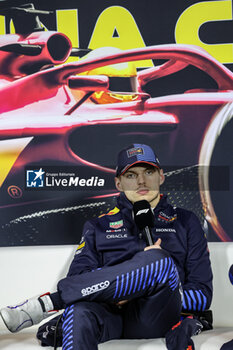21/04/2024 - VERSTAPPEN Max (ned), Red Bull Racing RB20, portrait press conference during the Formula 1 Lenovo Chinese Grand Prix 2024, 5th round of the 2024 Formula One World Championship from April 19 to 21, 2024 on the Shanghai International Circuit, in Shanghai, China - F1 - CHINESE GRAND PRIX 2024 - FORMULA 1 - MOTORI
