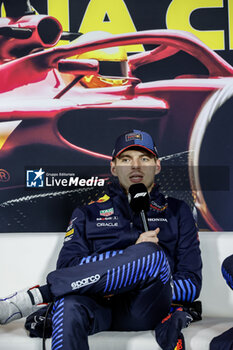 21/04/2024 - VERSTAPPEN Max (ned), Red Bull Racing RB20, portrait press conference during the Formula 1 Lenovo Chinese Grand Prix 2024, 5th round of the 2024 Formula One World Championship from April 19 to 21, 2024 on the Shanghai International Circuit, in Shanghai, China - F1 - CHINESE GRAND PRIX 2024 - FORMULA 1 - MOTORI