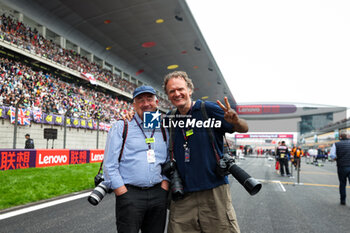 21/04/2024 - Wolfgang Wilhelm & Jiri Krenek photographers during the Formula 1 Lenovo Chinese Grand Prix 2024, 5th round of the 2024 Formula One World Championship from April 19 to 21, 2024 on the Shanghai International Circuit, in Shanghai, China - F1 - CHINESE GRAND PRIX 2024 - FORMULA 1 - MOTORI