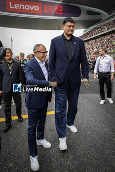 21/04/2024 - YAO MING basketball NBA player during the Formula 1 Lenovo Chinese Grand Prix 2024, 5th round of the 2024 Formula One World Championship from April 19 to 21, 2024 on the Shanghai International Circuit, in Shanghai, China - F1 - CHINESE GRAND PRIX 2024 - FORMULA 1 - MOTORI