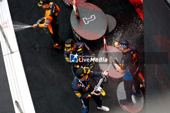 2024-04-21 - PEREZ Sergio (mex), Red Bull Racing RB20, portrait, MONAGHAN Paul, Chief Engineer & Car Engineering of Red Bull Racing, portrait, VERSTAPPEN Max (ned), Red Bull Racing RB20, portrait during the Formula 1 Lenovo Chinese Grand Prix 2024, 5th round of the 2024 Formula One World Championship from April 19 to 21, 2024 on the Shanghai International Circuit, in Shanghai, China - F1 - CHINESE GRAND PRIX 2024 - FORMULA 1 - MOTORS