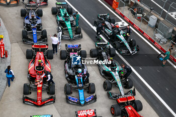 2024-04-21 - Parc Ferme ambience during the Formula 1 Lenovo Chinese Grand Prix 2024, 5th round of the 2024 Formula One World Championship from April 19 to 21, 2024 on the Shanghai International Circuit, in Shanghai, China - F1 - CHINESE GRAND PRIX 2024 - FORMULA 1 - MOTORS