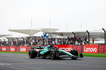 2024-04-21 - 18 STROLL Lance (can), Aston Martin F1 Team AMR24, action during the Formula 1 Lenovo Chinese Grand Prix 2024, 5th round of the 2024 Formula One World Championship from April 19 to 21, 2024 on the Shanghai International Circuit, in Shanghai, China - F1 - CHINESE GRAND PRIX 2024 - FORMULA 1 - MOTORS