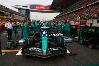 2024-04-21 - Aston Martin F1 Team, ambiance during the Formula 1 Lenovo Chinese Grand Prix 2024, 5th round of the 2024 Formula One World Championship from April 19 to 21, 2024 on the Shanghai International Circuit, in Shanghai, China - F1 - CHINESE GRAND PRIX 2024 - FORMULA 1 - MOTORS