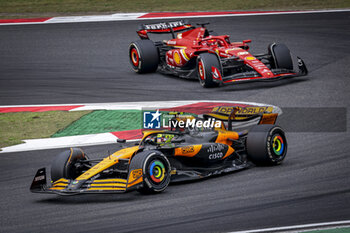 2024-04-21 - 04 NORRIS Lando (gbr), McLaren F1 Team MCL38, action during the Formula 1 Lenovo Chinese Grand Prix 2024, 5th round of the 2024 Formula One World Championship from April 19 to 21, 2024 on the Shanghai International Circuit, in Shanghai, China - F1 - CHINESE GRAND PRIX 2024 - FORMULA 1 - MOTORS