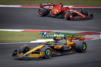 21/04/2024 - 04 NORRIS Lando (gbr), McLaren F1 Team MCL38, action during the Formula 1 Lenovo Chinese Grand Prix 2024, 5th round of the 2024 Formula One World Championship from April 19 to 21, 2024 on the Shanghai International Circuit, in Shanghai, China - F1 - CHINESE GRAND PRIX 2024 - FORMULA 1 - MOTORI