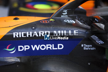 2024-05-02 - Richard Mille sticker detail during the Formula 1 Crypto.com Miami Grand Prix 2024, 6th round of the 2024 Formula One World Championship from May 3 to 5, 2024 on the Miami International Autodrome, in Miami, United States of America - F1 - MIAMI GRAND PRIX 2024 - FORMULA 1 - MOTORS