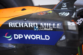 2024-05-02 - Richard Mille sticker detail during the Formula 1 Crypto.com Miami Grand Prix 2024, 6th round of the 2024 Formula One World Championship from May 3 to 5, 2024 on the Miami International Autodrome, in Miami, United States of America - F1 - MIAMI GRAND PRIX 2024 - FORMULA 1 - MOTORS