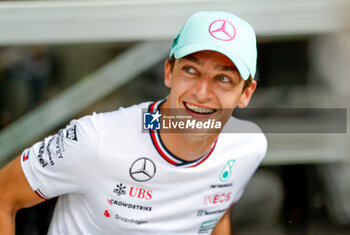2024-05-02 - RUSSELL George (gbr), Mercedes AMG F1 Team W15, portrait during the Formula 1 Crypto.com Miami Grand Prix 2024, 6th round of the 2024 Formula One World Championship from May 3 to 5, 2024 on the Miami International Autodrome, in Miami, United States of America - F1 - MIAMI GRAND PRIX 2024 - FORMULA 1 - MOTORS