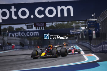 04/05/2024 - 01 VERSTAPPEN Max (nld), Red Bull Racing RB20, action during the Formula 1 Crypto.com Miami Grand Prix 2024, 6th round of the 2024 Formula One World Championship from May 3 to 5, 2024 on the Miami International Autodrome, in Miami, United States of America - F1 - MIAMI GRAND PRIX 2024 - FORMULA 1 - MOTORI