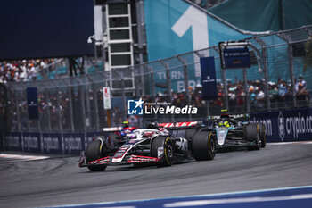 2024-05-04 - 20 MAGNUSSEN Kevin (den), Haas F1 Team VF-24 Ferrari, action during the Formula 1 Crypto.com Miami Grand Prix 2024, 6th round of the 2024 Formula One World Championship from May 3 to 5, 2024 on the Miami International Autodrome, in Miami, United States of America - F1 - MIAMI GRAND PRIX 2024 - FORMULA 1 - MOTORS