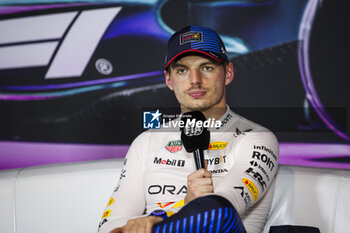2024-05-04 - Sprint Race Press conference, VERSTAPPEN Max (ned), Red Bull Racing RB20, portrait during the Formula 1 Crypto.com Miami Grand Prix 2024, 6th round of the 2024 Formula One World Championship from May 3 to 5, 2024 on the Miami International Autodrome, in Miami, United States of America - F1 - MIAMI GRAND PRIX 2024 - FORMULA 1 - MOTORS
