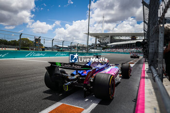 2024-05-04 - 03 RICCIARDO Daniel (aus), Visa Cash App RB F1 Team VCARB 01, action during the Formula 1 Crypto.com Miami Grand Prix 2024, 6th round of the 2024 Formula One World Championship from May 3 to 5, 2024 on the Miami International Autodrome, in Miami, United States of America - F1 - MIAMI GRAND PRIX 2024 - FORMULA 1 - MOTORS